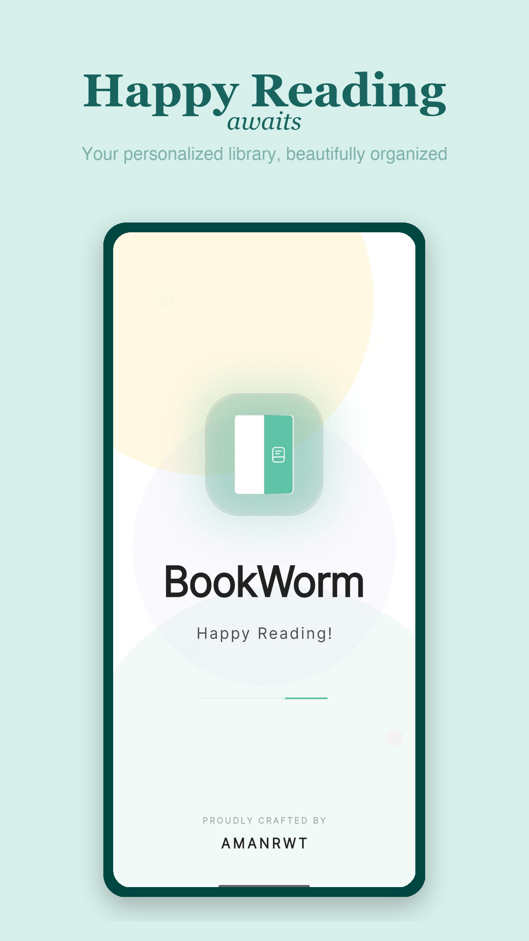 BookWorm app preview
