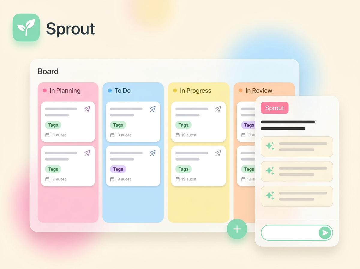 Sprout task board and planning assistant